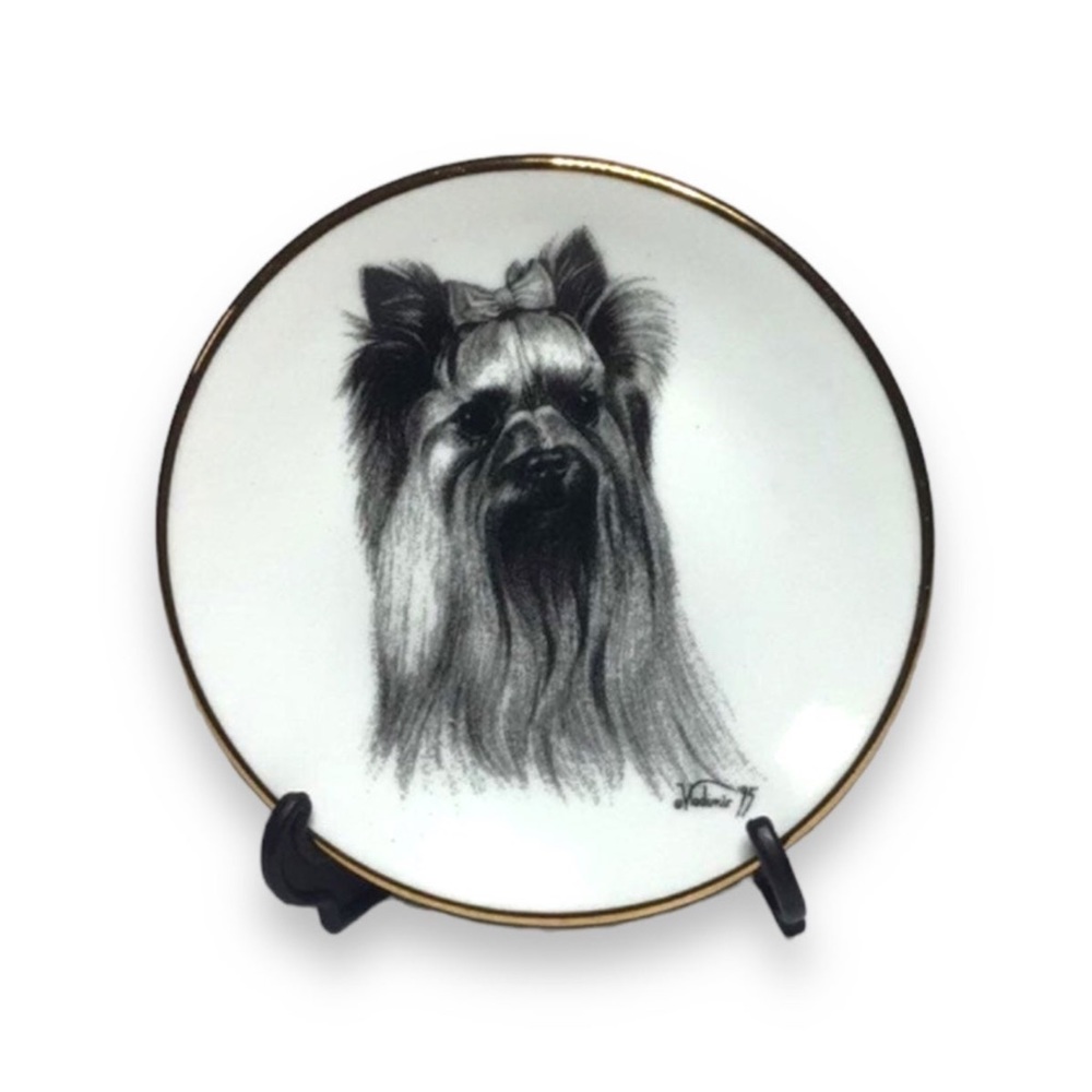 Vintage 4” Minature Collectors Plate - "Best in Show" Vladimir Tzenov (1995) - Picture 1 of 4